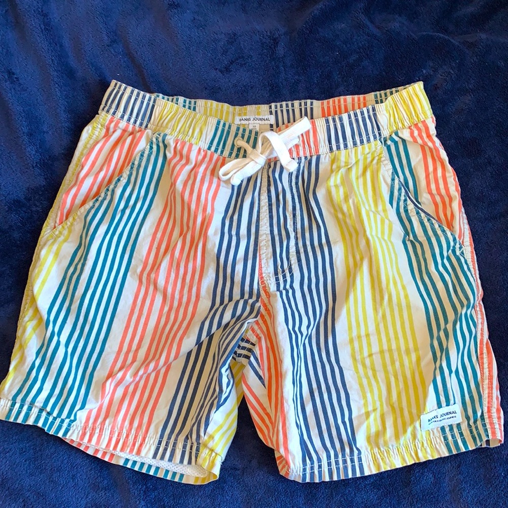Banks Journal | Board Shorts | Swim Trunks | Striped | Men’s | 30 Waist |